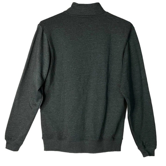 Hammacher Schlemmer Jacket Mens XL Charcoal Gray Zip Up Fleece Outdoor Heritage - Picture 3 of 6